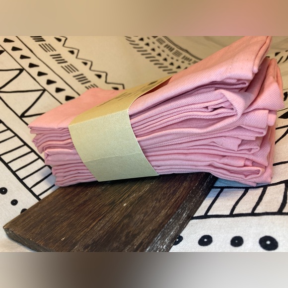 12 Pc Set Cotton Dinner Napkins, WASHABLE REUSABLE FORMAL PARTY WEDDING BRIDAL - Picture 3 of 4